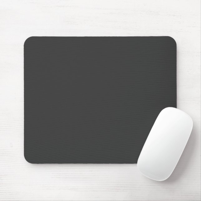 Jet Black Mouse Pad (With Mouse)