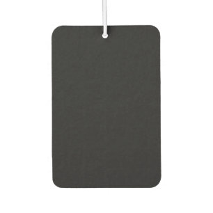 Jet Black Solid Colour Car Air Freshener