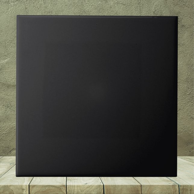 Jet Black Solid Colour Tile (Creator Uploaded)