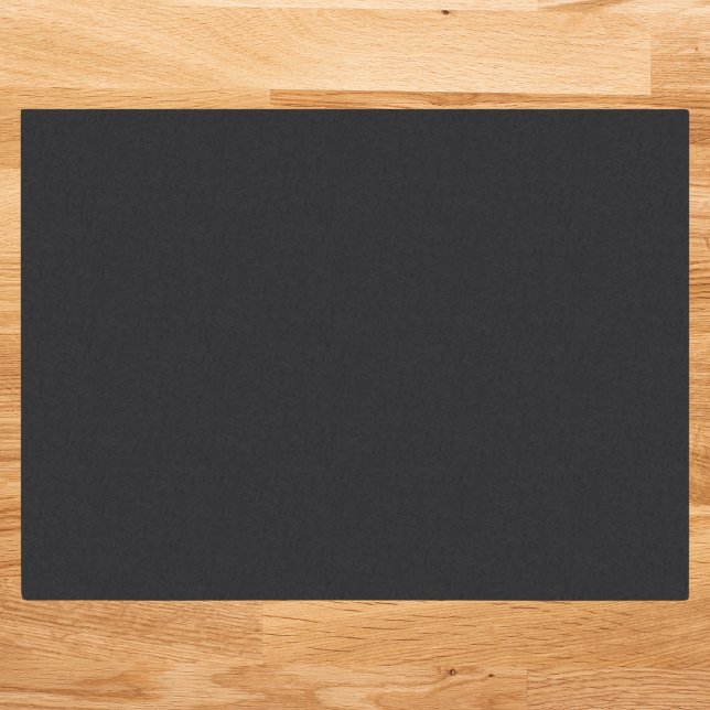 Jet Black Solid Colour Tissue Paper (Creator Uploaded)