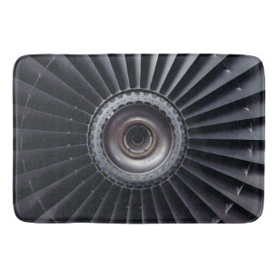 Jet engine bath mat, creepy engineering, aeroplane bath mat