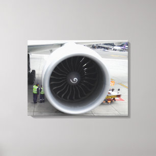 Jet Engine Canvas Print