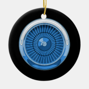 Jet Engine Ceramic Tree Decoration
