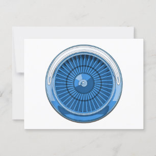Jet Engine Postcard