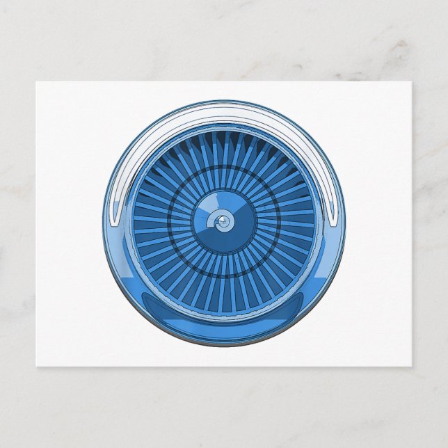 Jet Engine Postcard (Front)