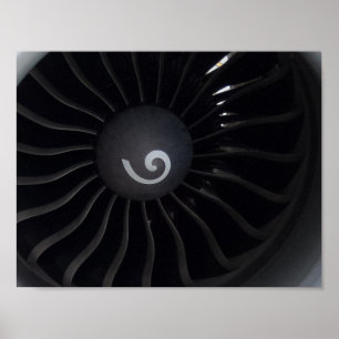 Jet engine Poster