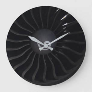 Jet Engine Wall Clock