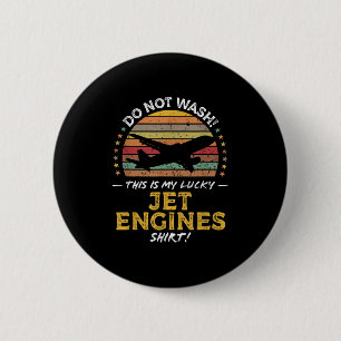 Jet Engines Funny Aeroplane Quote Graphic 6 Cm Round Badge