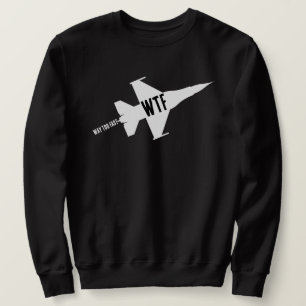 Jet Fighter aeroplane,Simple,Aviation,Witty,Funny Sweatshirt