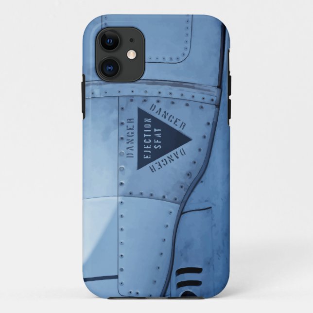 Jet fighter aircraft fuselage (Ejection Seat) Case-Mate iPhone Case (Back)