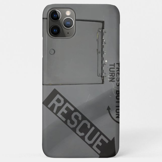 Jet fighter aircraft fuselage (Rescue) Case-Mate iPhone Case (Back)