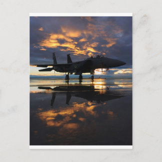 Jet Fighter Aircraft Pilot Wings Destiny Postcard