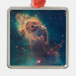 Jet in Carina Nebula Postcard Metal Tree Decoration