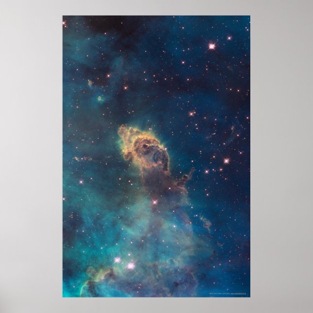 Jet in Carina WFC3 UVIS 20x30 (18x24) Poster (Front)