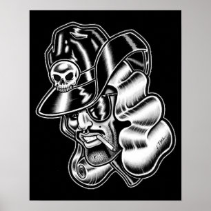 Jet Latex™/Space Cowboy Poster