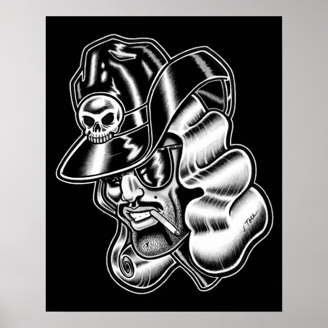 Jet Latex™/Space Cowboy Poster (Front)