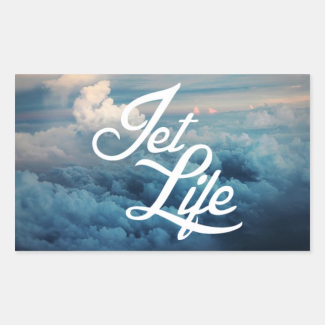 Jet Life Rectangular Sticker (Front)