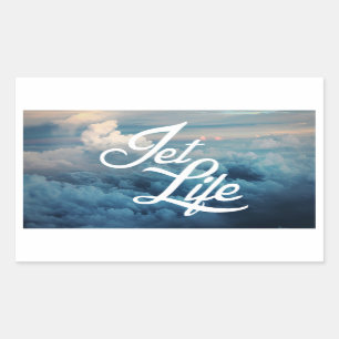 Jet Life Rectangular Sticker