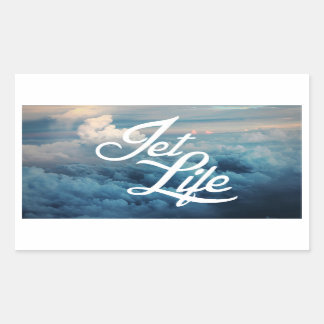 Jet Life Rectangular Sticker