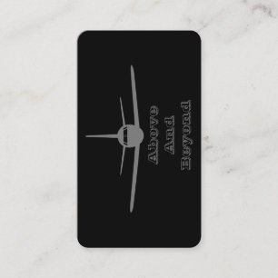 Jet Liner Above And Beyond  Enclosure Card