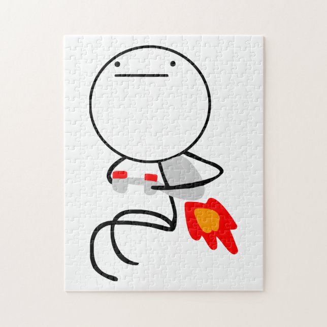 Jet Pack Guy Jigsaw Puzzle (Vertical)