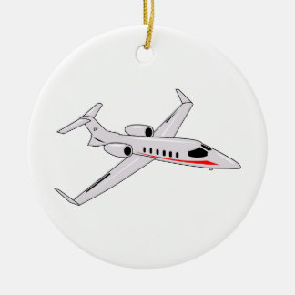 Jet Plane Ceramic Tree Decoration