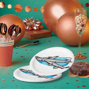 Jet Plane Paper Plates