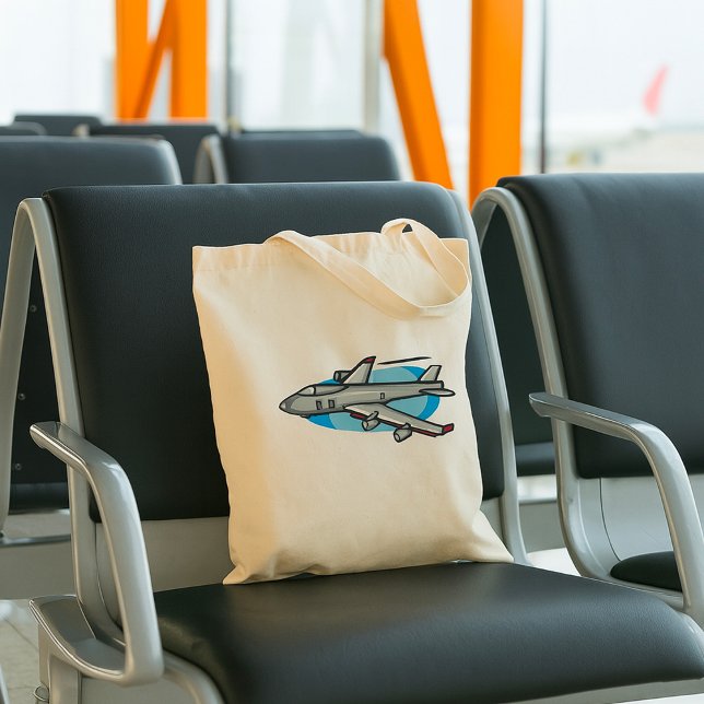 Jet Plane Tote Bag (Creator Uploaded)