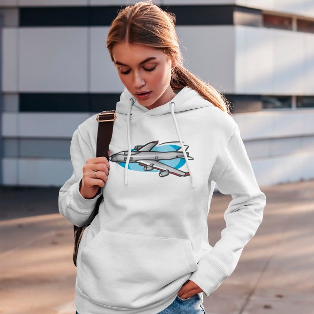 Jet Plane Womens Hoodie (Creator Uploaded)