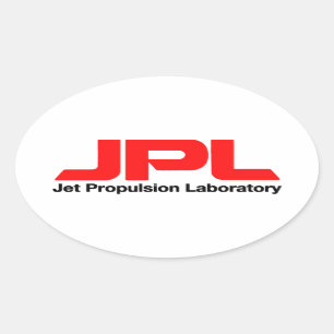 Jet Propulsion Laboratory Oval Sticker