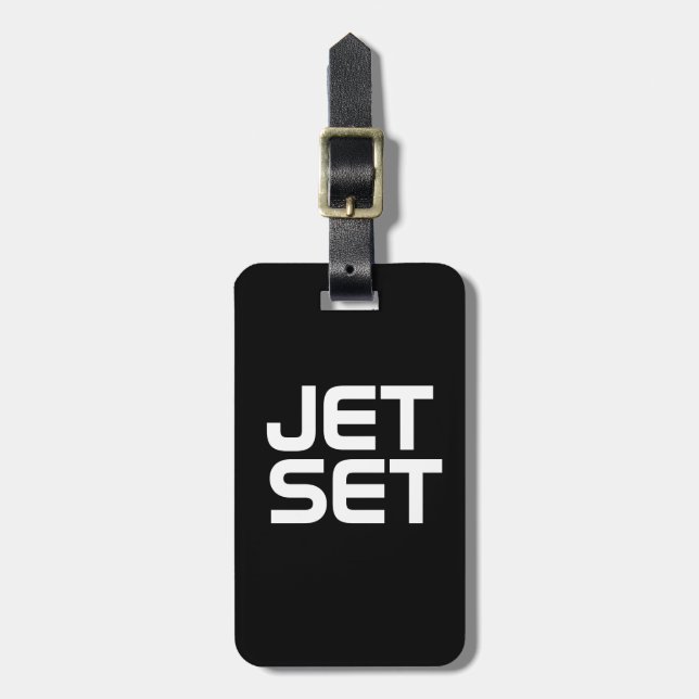 Jet Set Luggage Tag (Front Vertical)