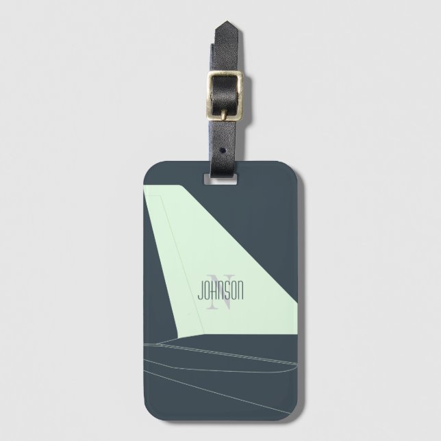 Jet-Setter Luggage Tag (Front Vertical)