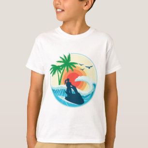 Jet Ski and Waves T-Shirt