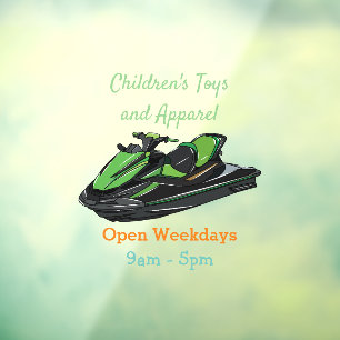 Jet ski cartoon illustration