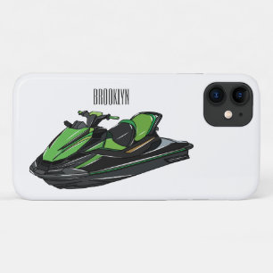 Jet ski cartoon illustration Case-Mate iPhone case