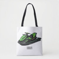 Jet ski cartoon illustration