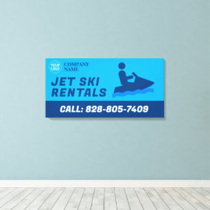 Jet Ski Custom Stretched Canvas Print