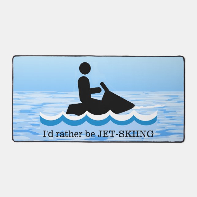 Jet Ski Design Desk Mat (Front)
