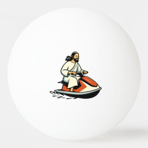 Jet-Ski Jesus Ping Pong Ball