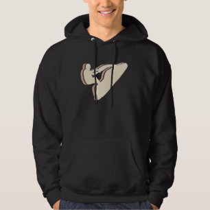 Jet Ski Jet Skiing Retro Line Art Hoodie