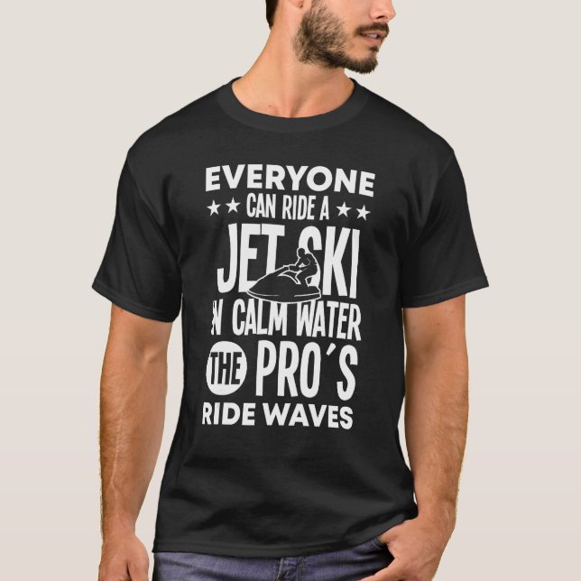 Jet Ski Life Vest Jetski Driver Jet Ski Rider Owne T-Shirt (Front)