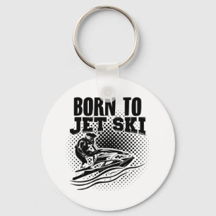 Jet Ski   Motorboat Jet Boat Hobby Sea Gift Idea Key Ring