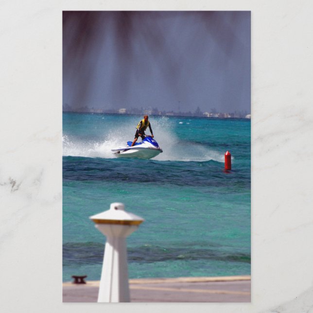 Jet Ski Paradise Stationery (Front)
