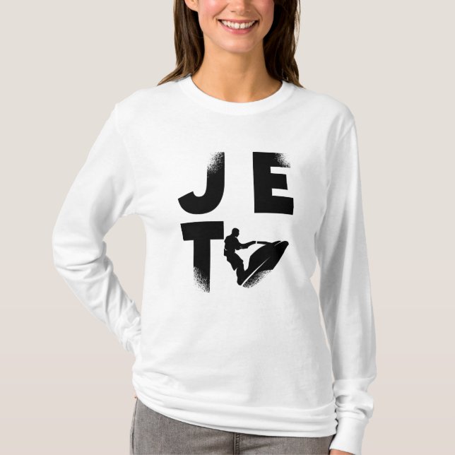 Jet Ski Rider Water Sports Jetski Jet Skiing T-Shirt (Front)