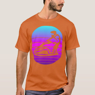 Jet Ski Rider Water Sports Retro Vintage Gift T-Shirt