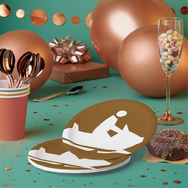 Jet Ski Sign Paper Plate (Creator Uploaded)