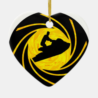 JET SKI SOL CERAMIC TREE DECORATION