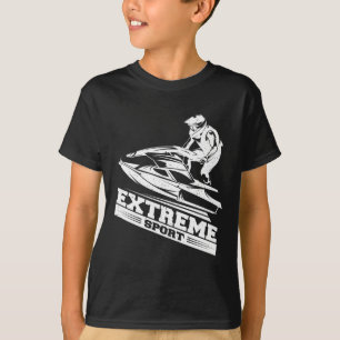 Jet Ski T Shirt Skier Tee Skiing Extreme Sport Shi