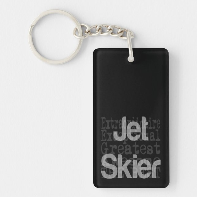 Jet Skier Extraordinaire Key Ring (Front)