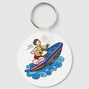 Jet Skier Key Ring